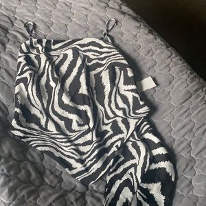 zebra print top
